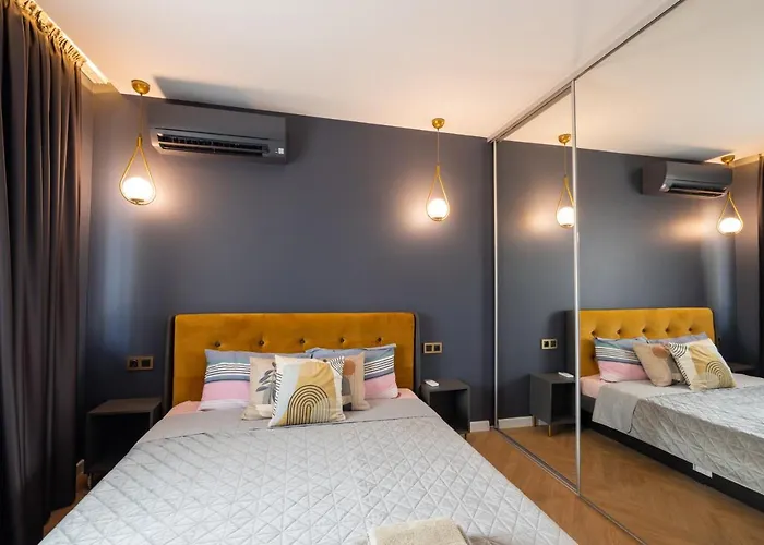 公寓 Topaz Beachfront 瓦爾納